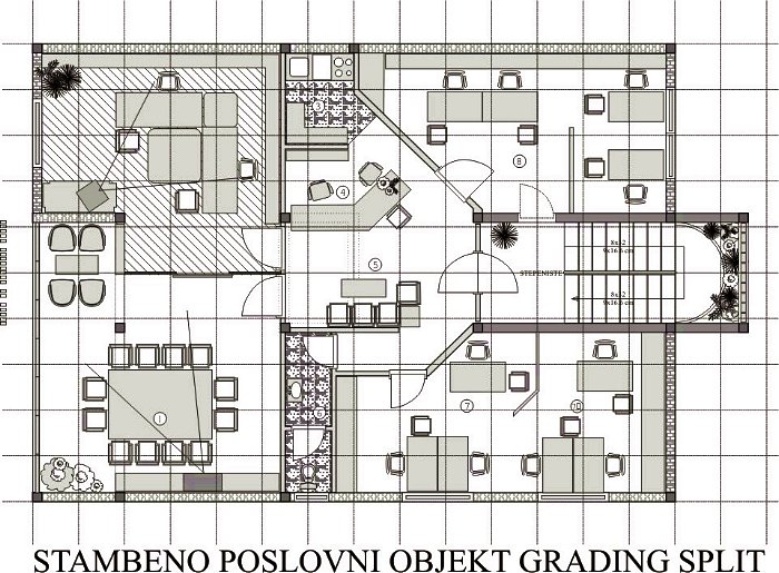 Poslovno-stambeni objekt GRADING Split