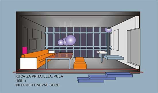 Interijer stana R-22 Split (1991)