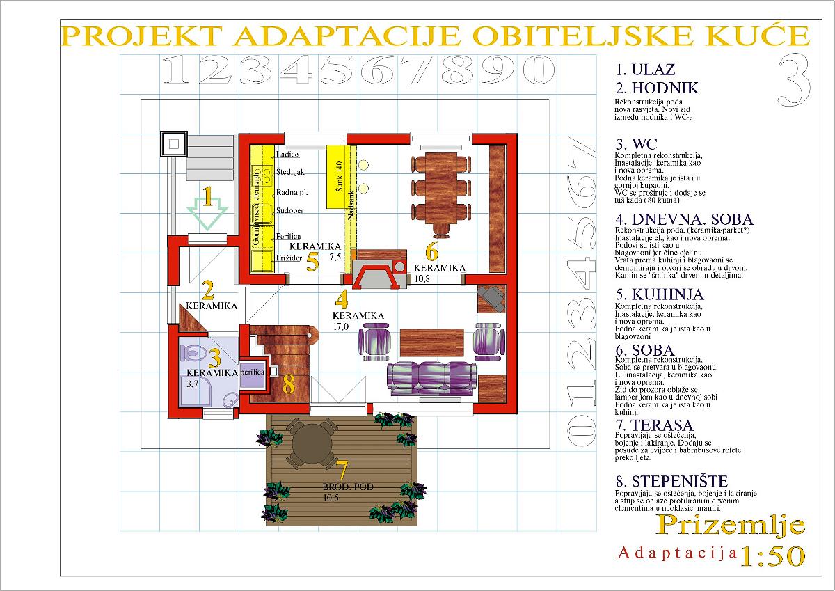 Obiteljska kuca (projekt adaptacije) (2001)