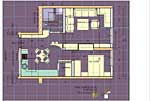 Split, Smiljanićeva 8b - Tlocrt stana 1:50